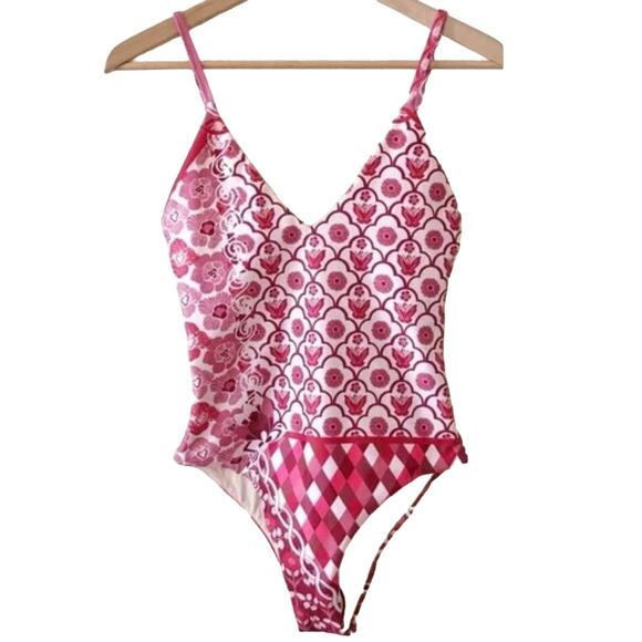 New Free People x Carolina K Marieta Floral One-Piece Swimsuit $285 SMALL - Picture 2 of 6